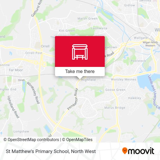 St Matthew's Primary School map