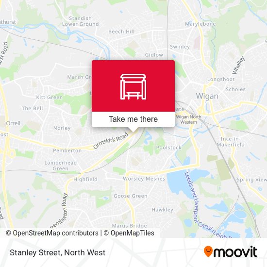 Stanley Street map