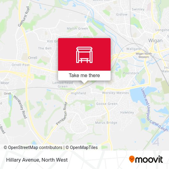 Hillary Avenue map