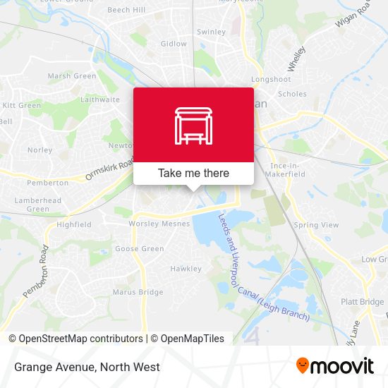 Grange Avenue map