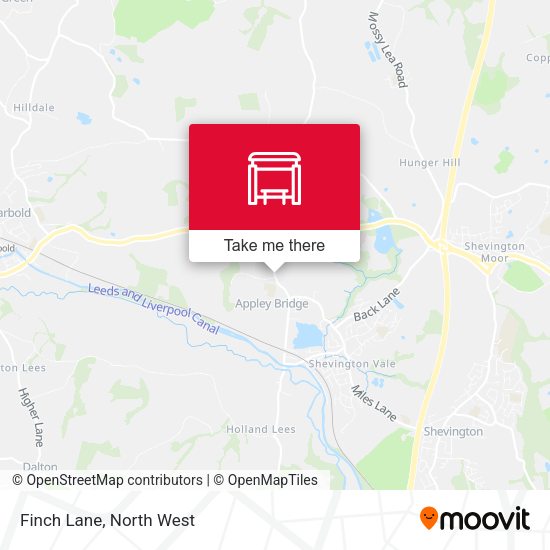Finch Lane map