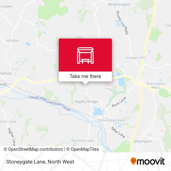 Stoneygate Lane map