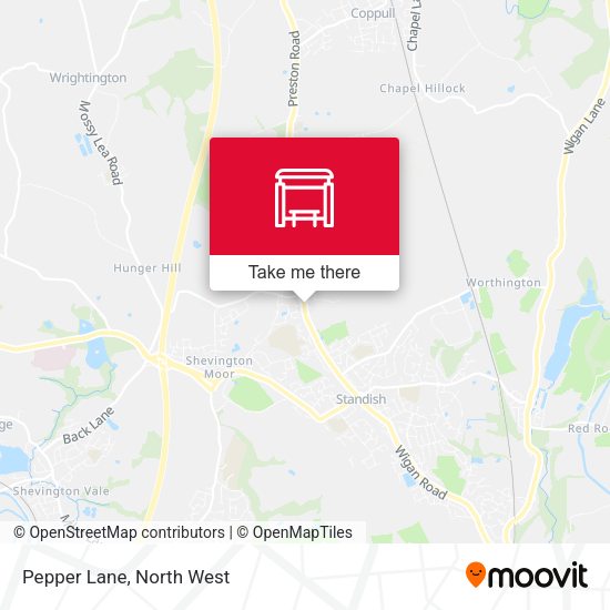 Pepper Lane map