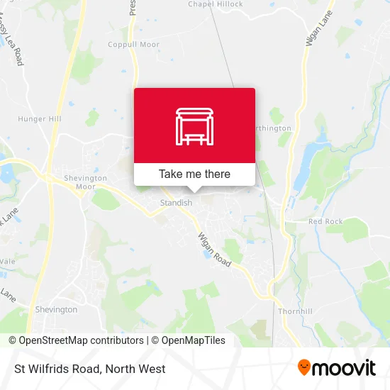 St Wilfrids Road map