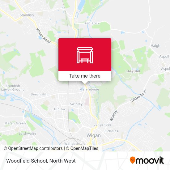 Woodfield School map