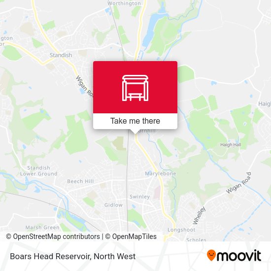 Boars Head Reservoir map