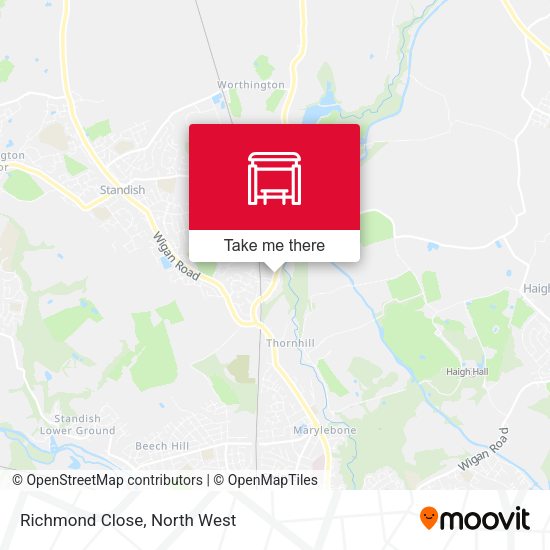 Richmond Close map