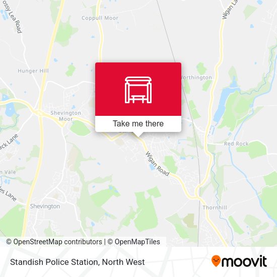 Standish Police Station map