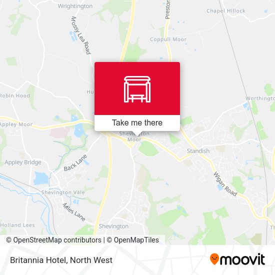 Britannia Hotel map