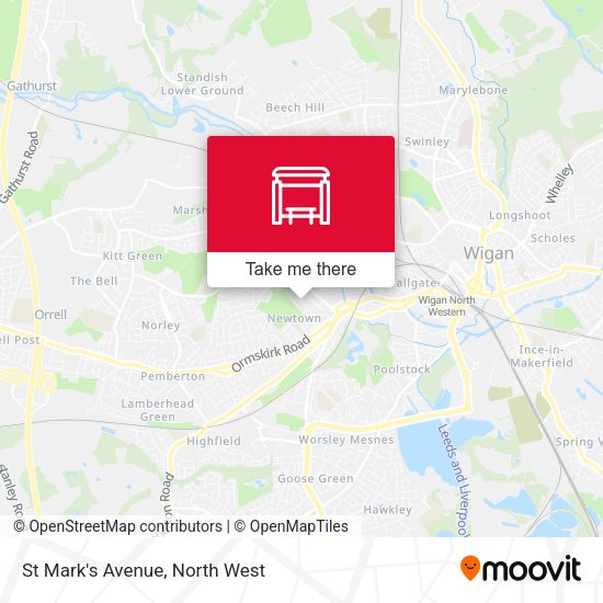 St Mark's Avenue map