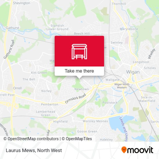 Laurus Mews map
