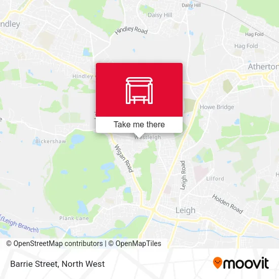 Barrie Street map