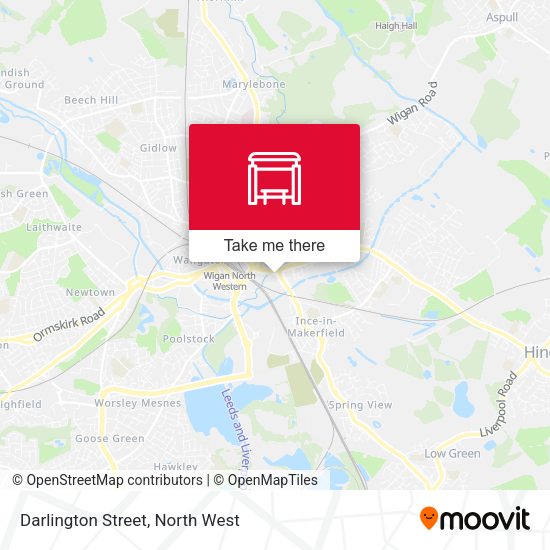 Darlington Street map