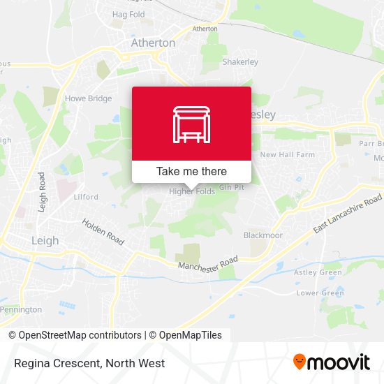 Regina Crescent map