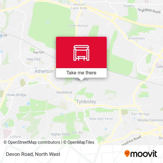 Devon Road map