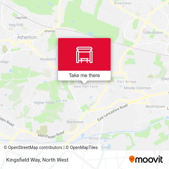 Kingsfield Way map