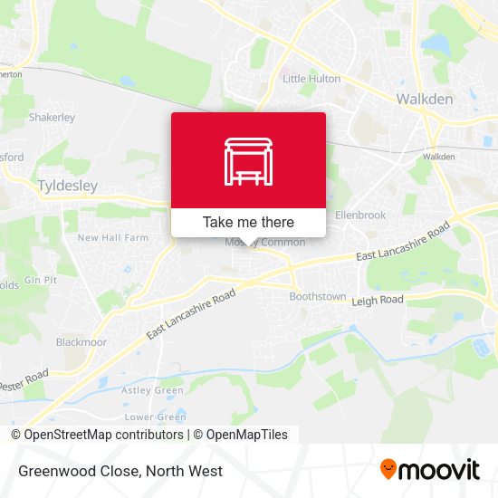 Greenwood Close map