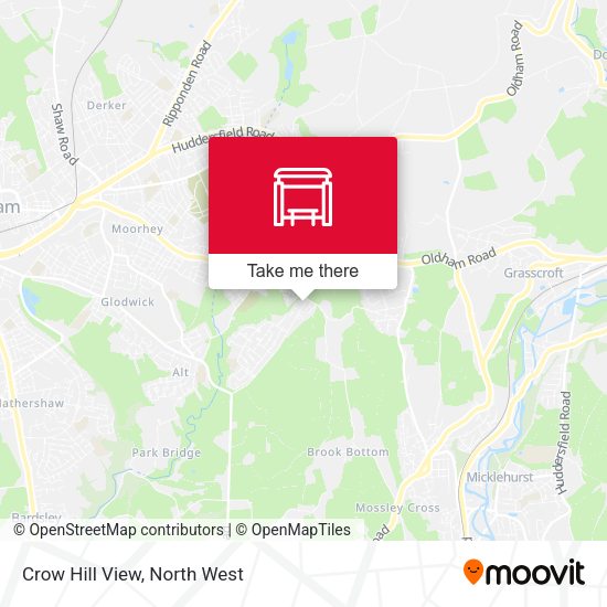Crow Hill View map