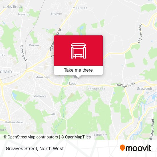 Greaves Street map