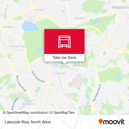 Lakeside Rise map