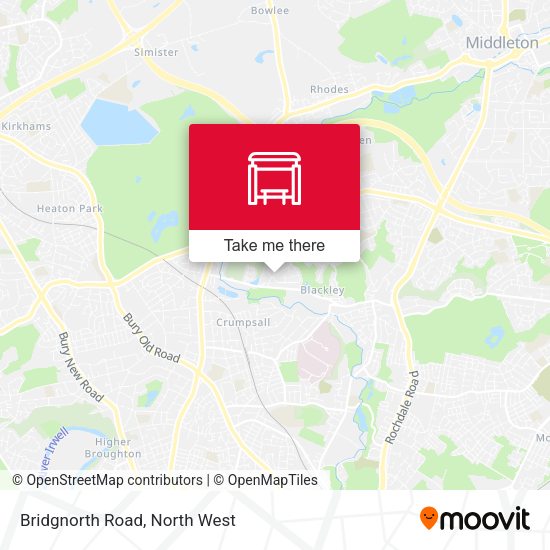 Bridgnorth Road map
