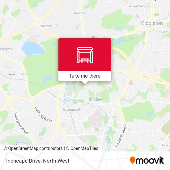 Inchcape Drive map