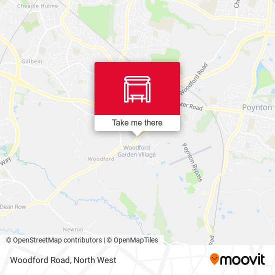 Woodford Road map