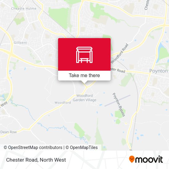 Chester Road map