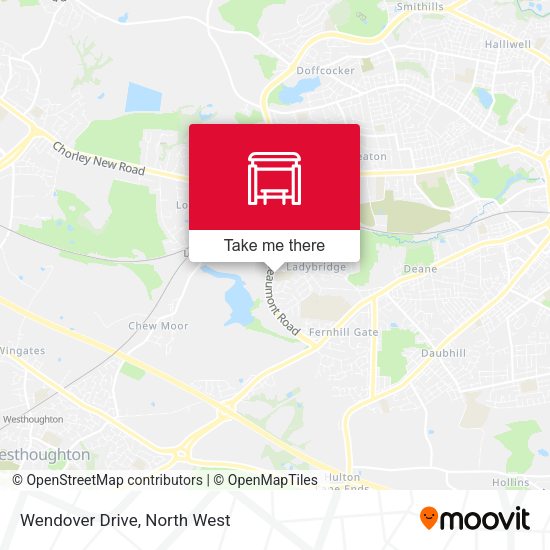 Wendover Drive map