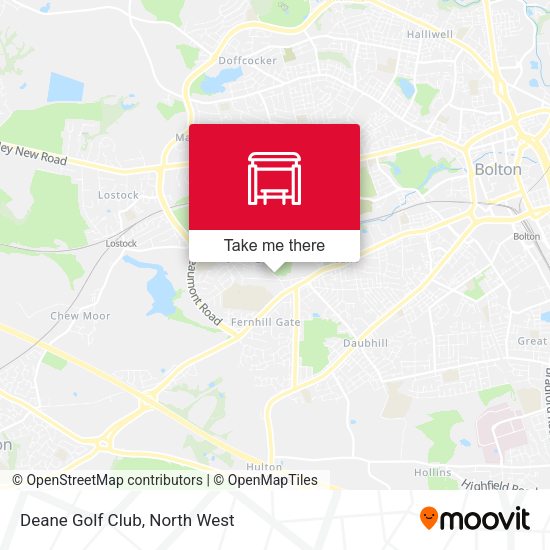Deane Golf Club map