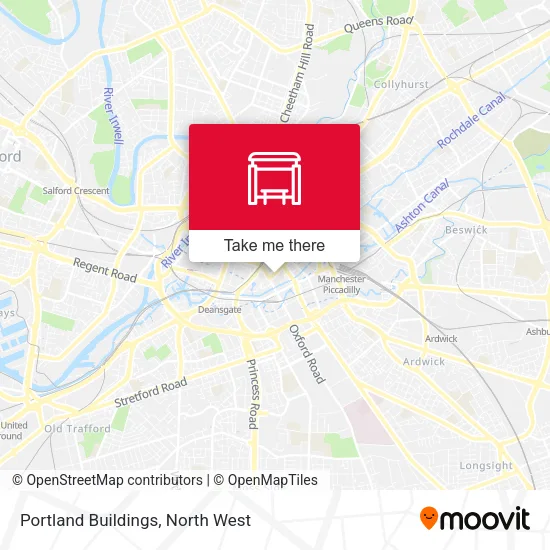 Portland Buildings map