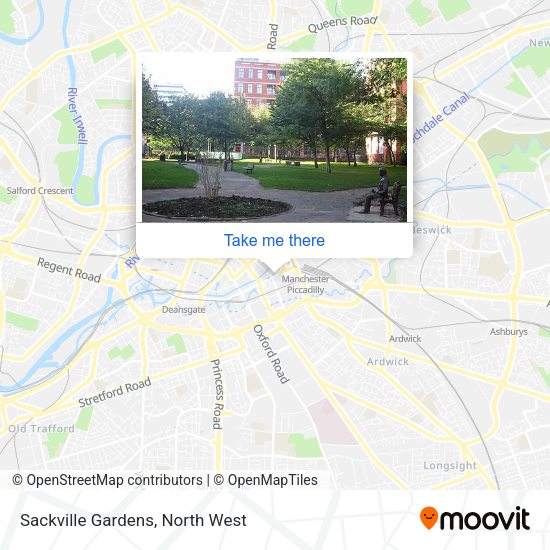 Sackville Gardens map
