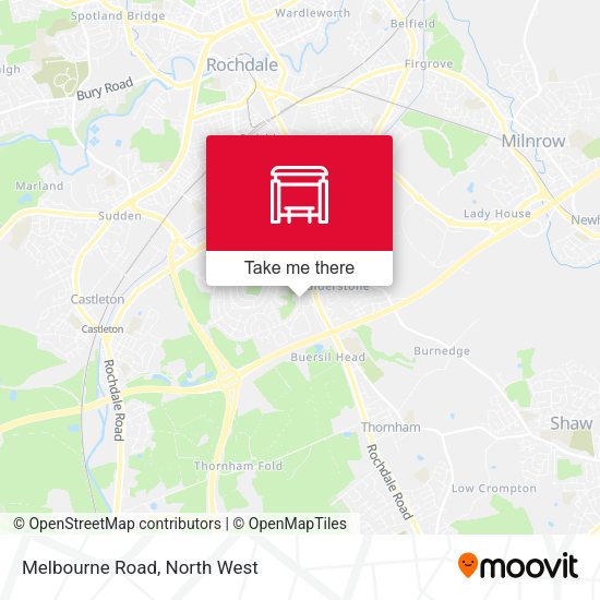 Melbourne Road map