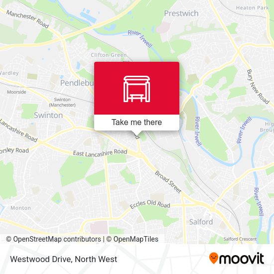 Westwood Drive map