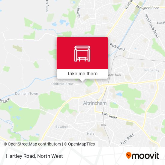 Hartley Road map