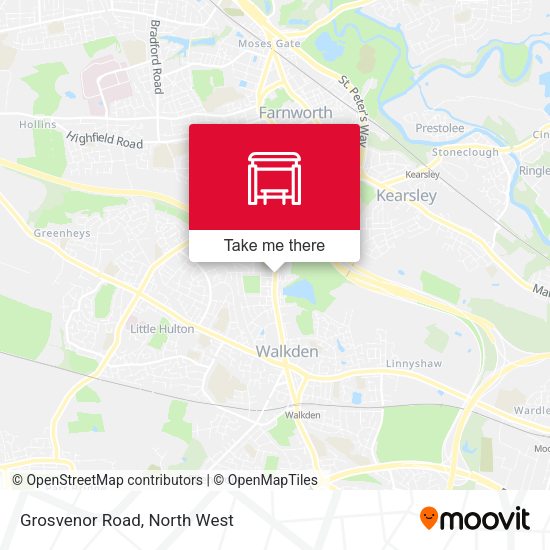 Grosvenor Road map