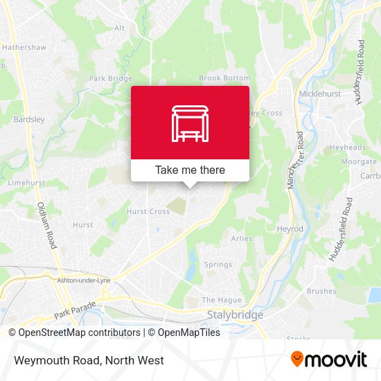 Weymouth Road map