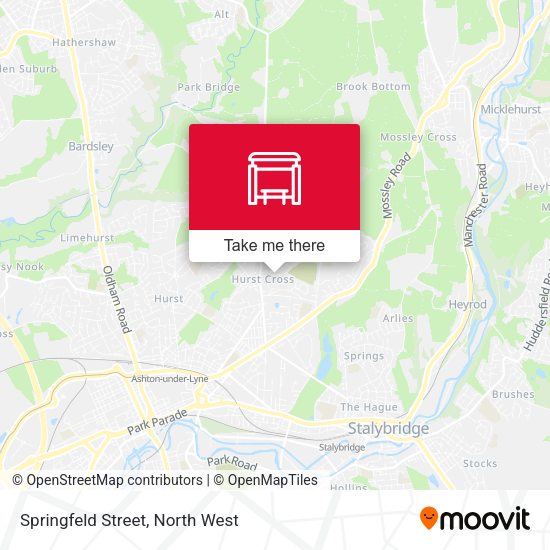 Springfeld Street map