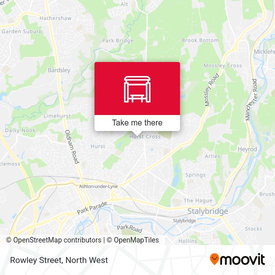 Rowley Street map