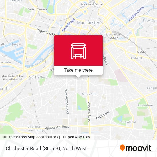 Chichester Road (Stop B) map