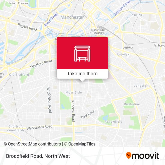Broadfield Road map