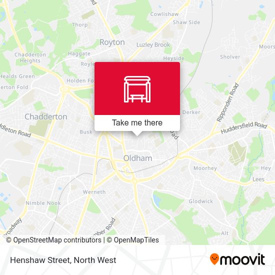 Henshaw Street map