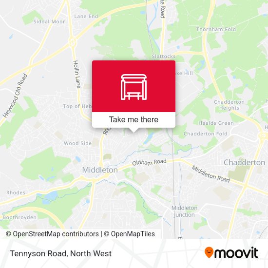 Tennyson Road map