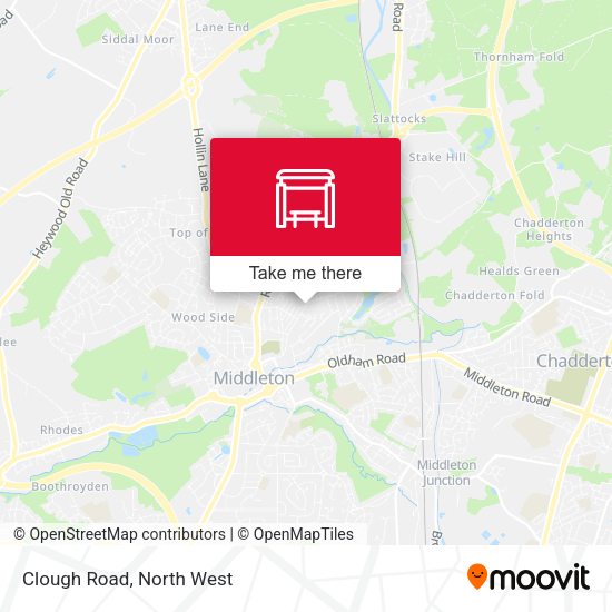 Clough Road map