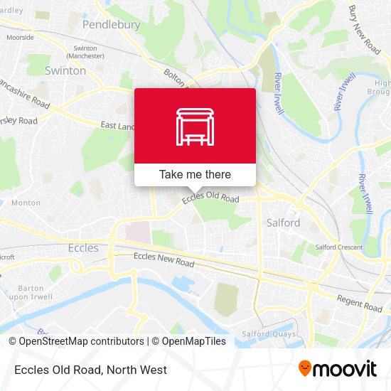 Eccles Old Road map