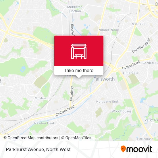 Parkhurst Avenue map