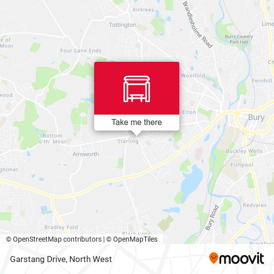 Garstang Drive map