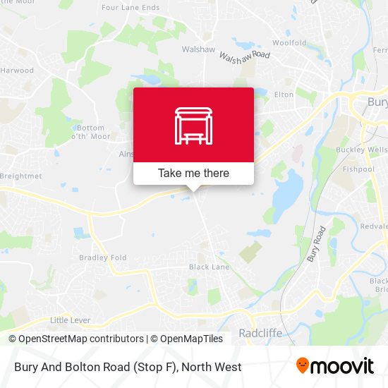 Bury And Bolton Road (Stop F) map