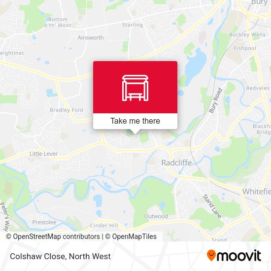 Colshaw Close map