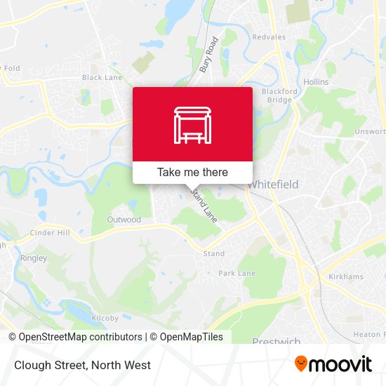 Clough Street map